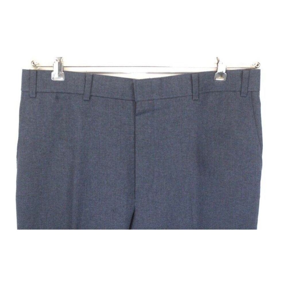 mens gray Vintage 80s Levis 2pc Pant Action Suit knit business‎ retro usa 42 L - Picture 11 of 13